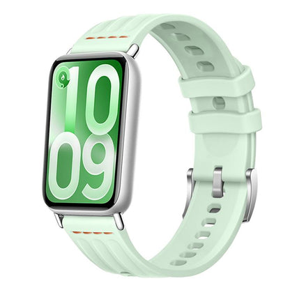 One Line Triple Loop Design Solid Color Silicone Watch Band, For Xiaomi Band 10 Pro / Redmi Watch 6 / 5