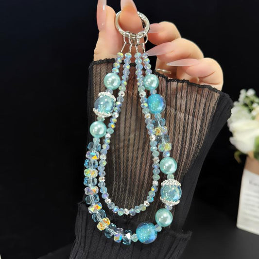Glitter Star Double Layer Crystal Chain, Pink, Blue, Purple