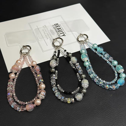 Glitter Star Double Layer Crystal Chain, Pink, Blue, Purple