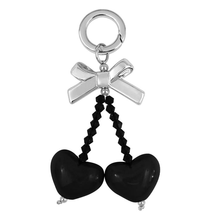 Dopamine Bow Heart-Shaped Ornament Cell Phone Strap