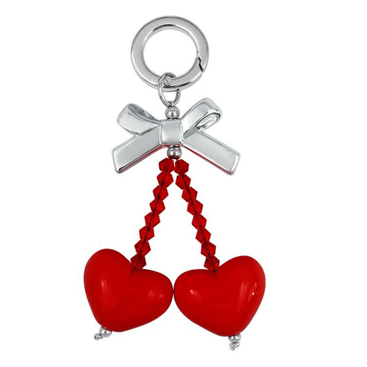 Dopamine Bow Heart-Shaped Ornament Cell Phone Strap