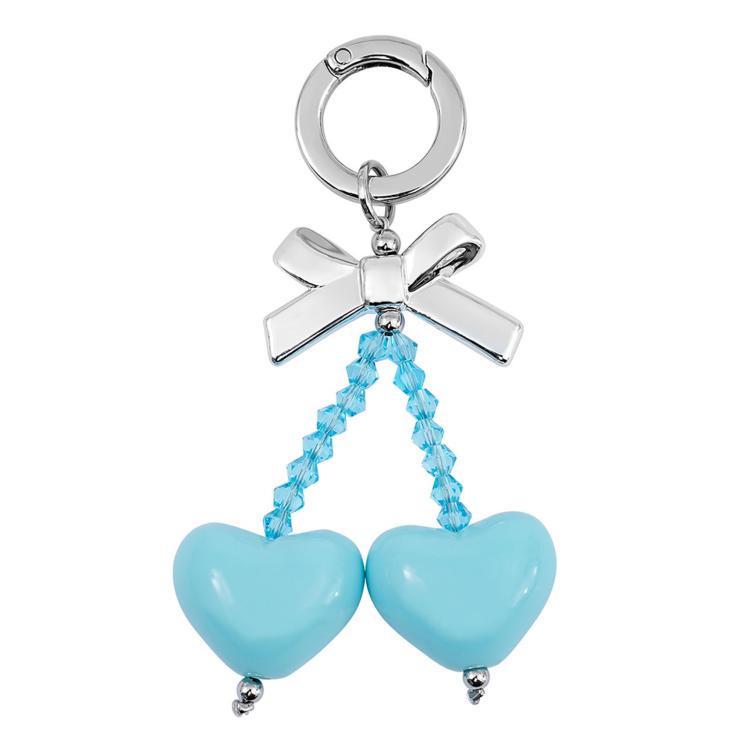 Dopamine Bow Heart-Shaped Ornament Cell Phone Strap