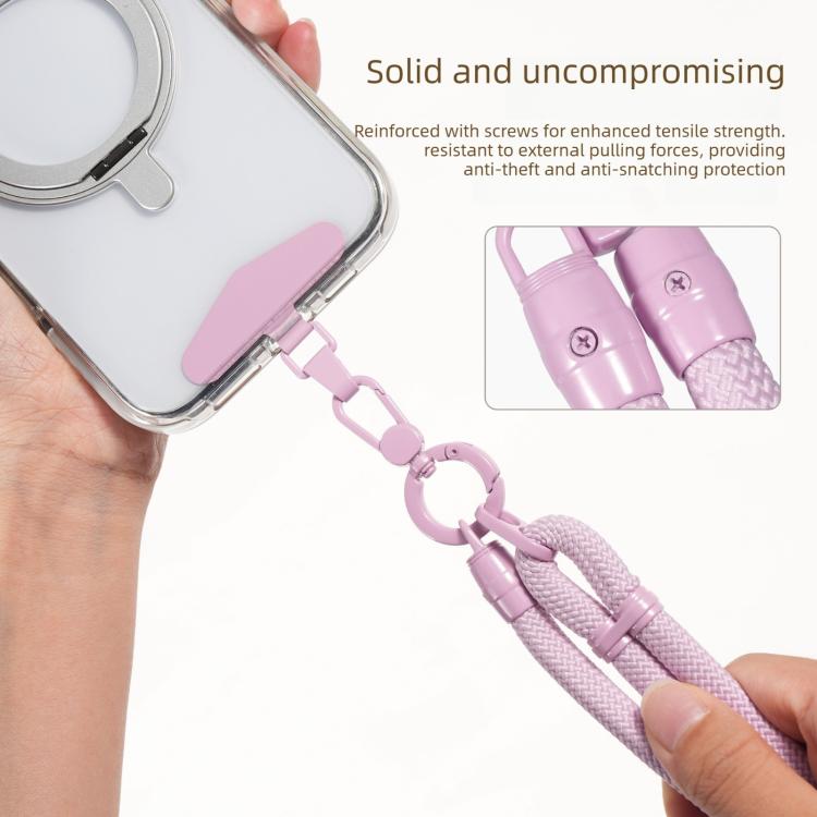 Adjustable 3-in-1 Braided Cell Phone Lanyard