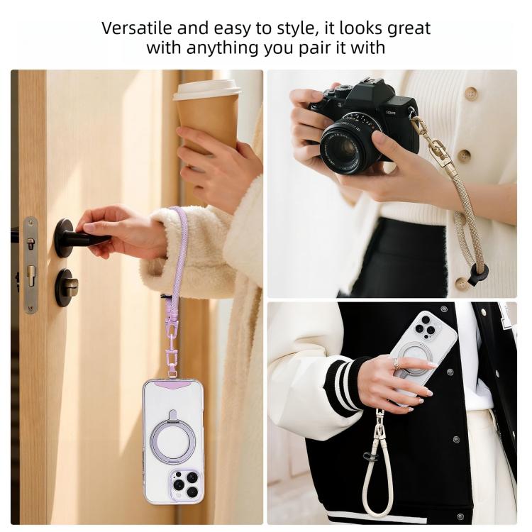 Short Wrist Strap Drop-Proof Anti-Theft Cell Phone Lanyard