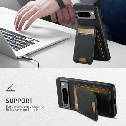 Suteni H02 Litchi Leather Card Wallet Stand Back Phone Case, For Google Pixel 11 Pro XL, For Google Pixel 11, For Google Pixel 11 Pro