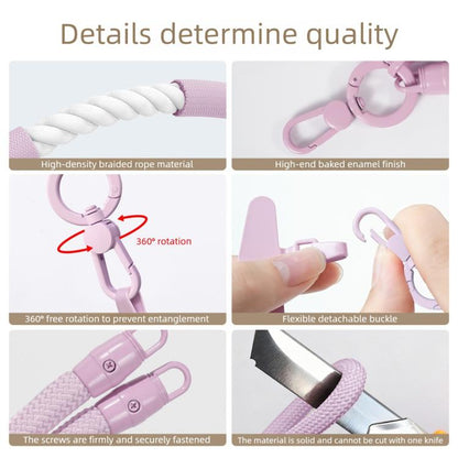 Short Bullet Head Wrist Strap Drop-Proof Anti-Theft Cell Phone Lanyard