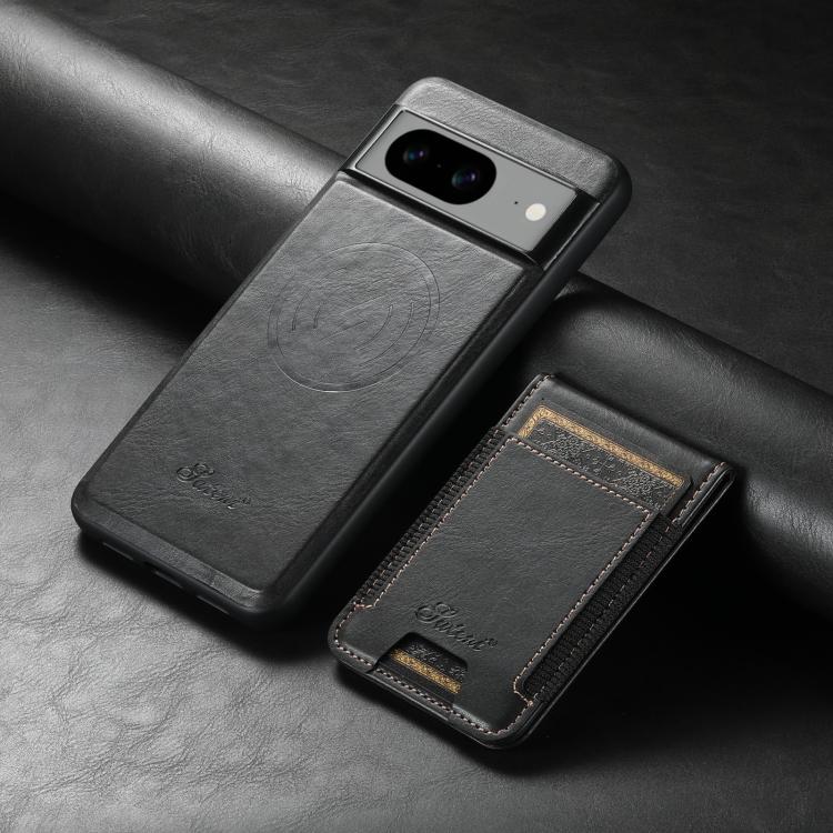 Suteni H17 Oil Eax Leather Detachable Wallet Phone Case, For Google Pixel 11 Pro XL, For Google Pixel 11, For Google Pixel 11 Pro