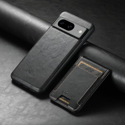 Suteni H17 Oil Eax Leather Detachable Wallet Phone Case, For Google Pixel 11 Pro XL, For Google Pixel 11, For Google Pixel 11 Pro