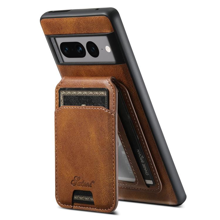 Suteni H15 Oil Eax Leather Detachable Wallet Back Phone Case, For Google Pixel 11 Pro XL, For Google Pixel 11, For Google Pixel 11 Pro
