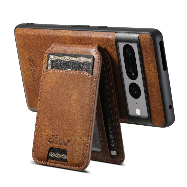 Suteni H15 Oil Eax Leather Detachable Wallet Back Phone Case, For Google Pixel 11 Pro XL, For Google Pixel 11, For Google Pixel 11 Pro