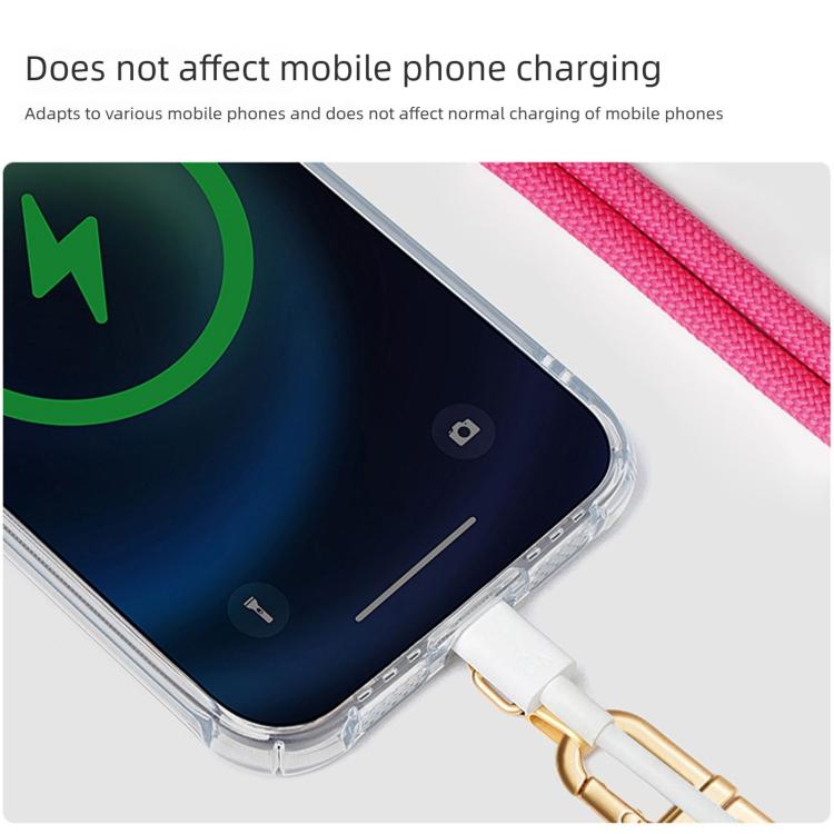 Detachable Adjustable Clip-On 2-in-1 Anti-Loss Cell Phone Lanyard