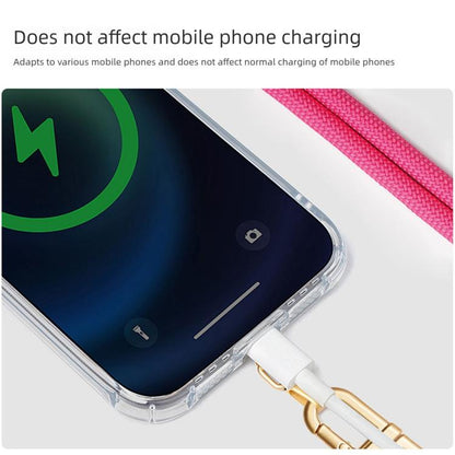 Detachable Adjustable Clip-On 2-in-1 Anti-Loss Cell Phone Lanyard