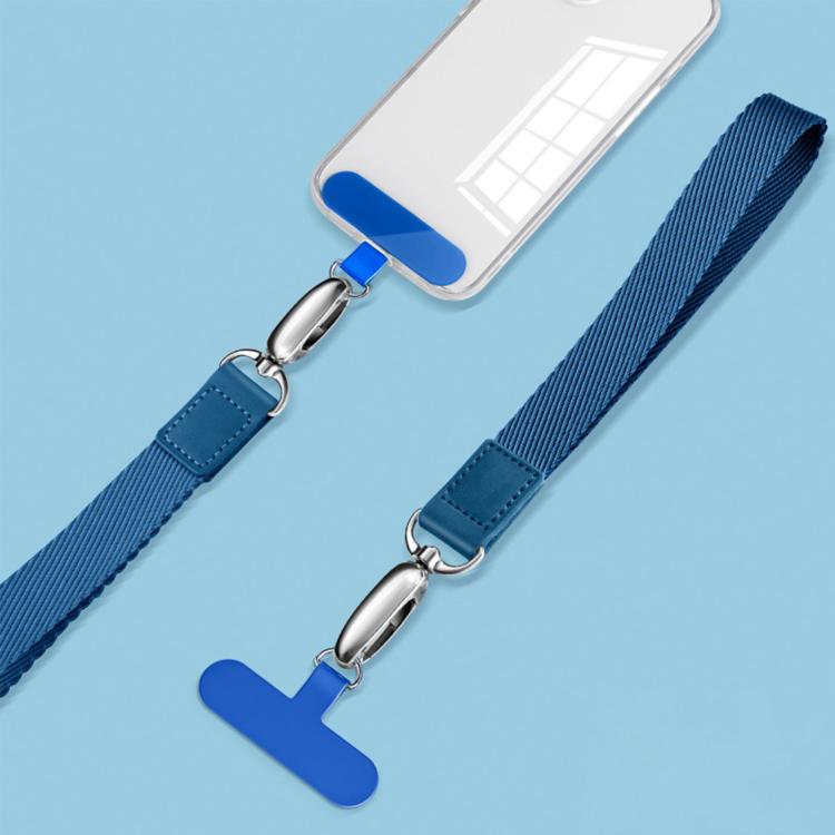 Wide-Weave Wrist Strap Shock-Resistant Cell Phone Lanyard