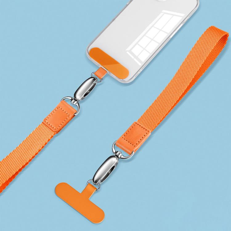 Wide-Weave Wrist Strap Shock-Resistant Cell Phone Lanyard