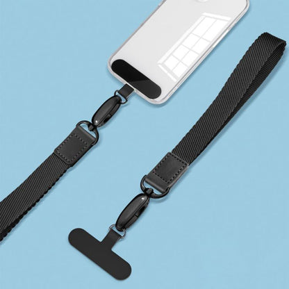 Wide-Weave Wrist Strap Shock-Resistant Cell Phone Lanyard