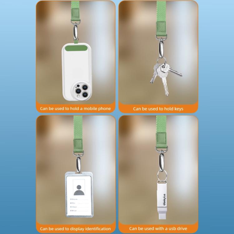 Wide-Weave Wrist Strap Shock-Resistant Cell Phone Lanyard