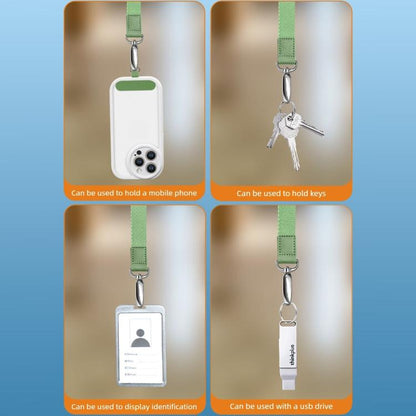 Wide-Weave Wrist Strap Shock-Resistant Cell Phone Lanyard