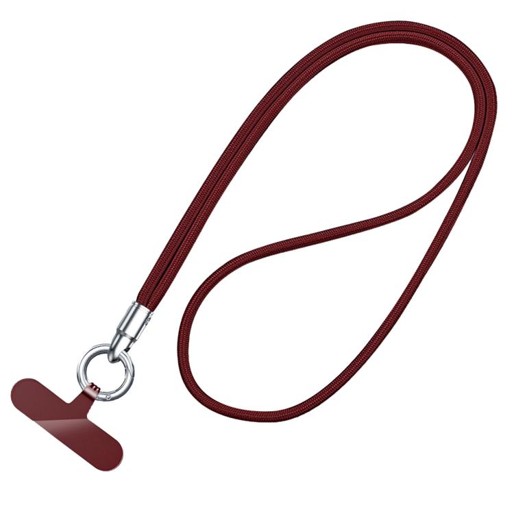Bullet-Shaped Ring Clip Cell Phone Lanyard, 30cm Wrist Style, 90cm Neck Strap Style, 120cm Crossbody Style