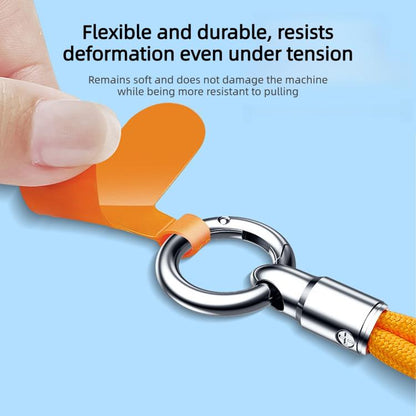 Bullet-Shaped Ring Clip Cell Phone Lanyard, 30cm Wrist Style, 90cm Neck Strap Style, 120cm Crossbody Style