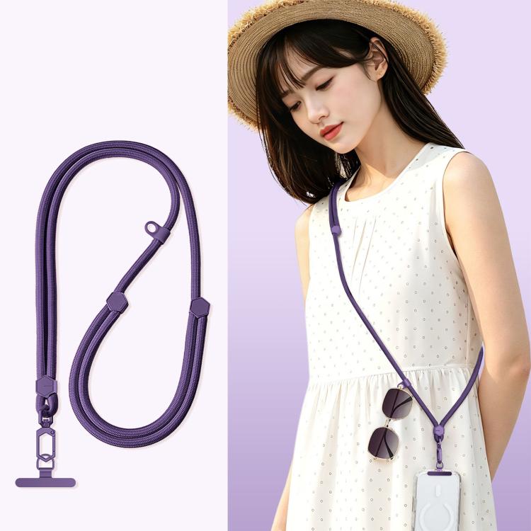 Adjustable Hexagonal Anti-Loss Cell Phone Lanyard With Silicone Loop