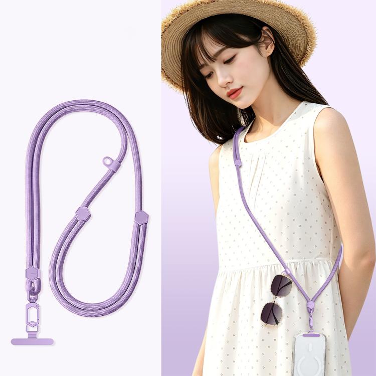 Adjustable Hexagonal Anti-Loss Cell Phone Lanyard With Silicone Loop