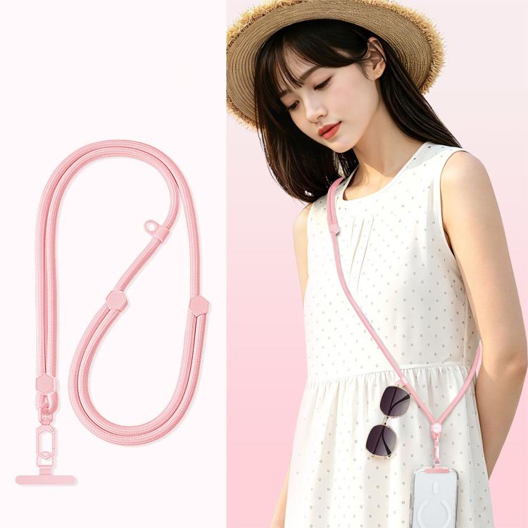 Adjustable Hexagonal Anti-Loss Cell Phone Lanyard With Silicone Loop