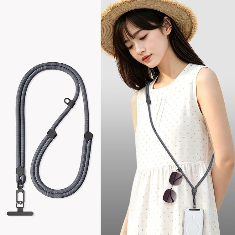 Adjustable Hexagonal Anti-Loss Cell Phone Lanyard With Silicone Loop