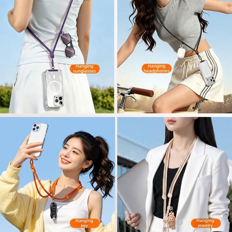 Adjustable Hexagonal Anti-Loss Cell Phone Lanyard With Silicone Loop