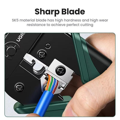 UGREEN NW136-70683 Cutter Crimping Pliers Network Crimping Tool RJ45 / RJ11 Cable Stripper