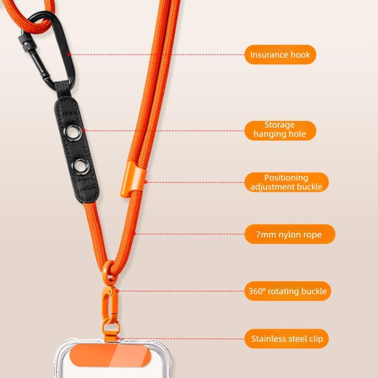 Adjustable Multifunctional Storage Cord Anti-Loss Cell Phone Lanyard