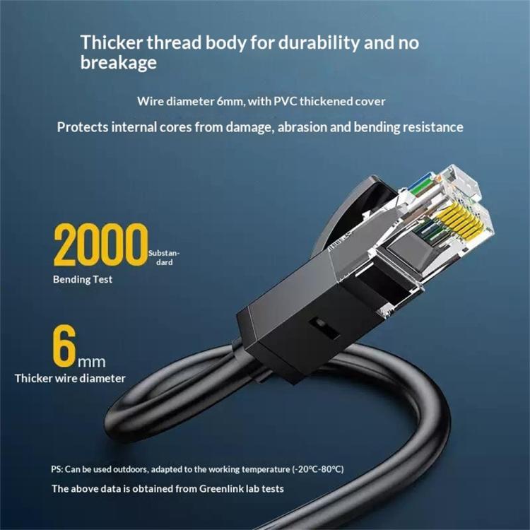UGREEN 20167 Gigabit Network Cable 25m RJ45 Cat6 Ethernet Cable, 20167