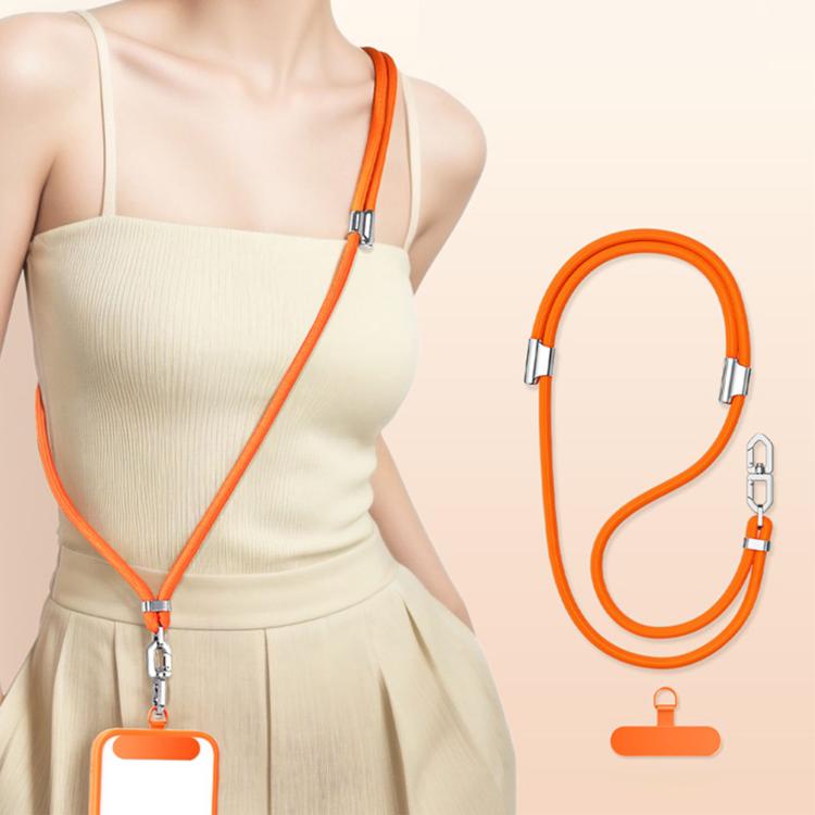 Adjustable Diamond-Shaped Double-Clip Tangle-Free Cell Phone Lanyard