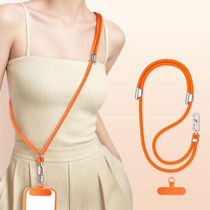 Adjustable Diamond-Shaped Double-Clip Tangle-Free Cell Phone Lanyard