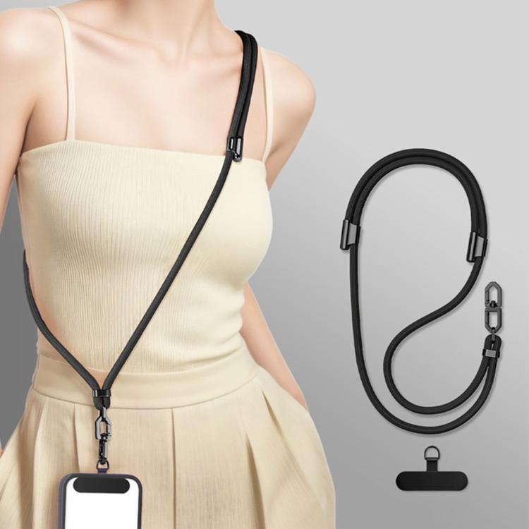 Adjustable Diamond-Shaped Double-Clip Tangle-Free Cell Phone Lanyard