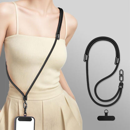 Adjustable Diamond-Shaped Double-Clip Tangle-Free Cell Phone Lanyard