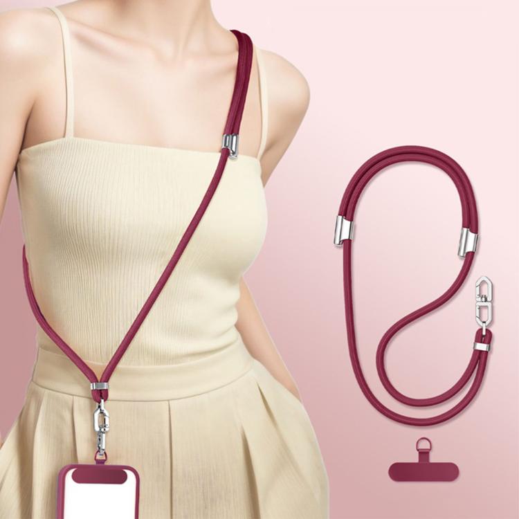 Adjustable Diamond-Shaped Double-Clip Tangle-Free Cell Phone Lanyard