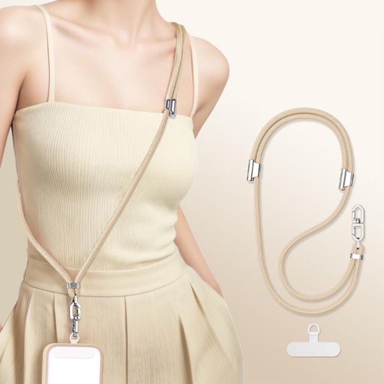Adjustable Diamond-Shaped Double-Clip Tangle-Free Cell Phone Lanyard