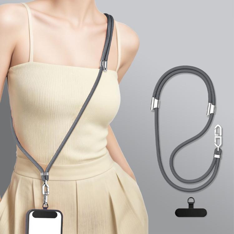 Adjustable Diamond-Shaped Double-Clip Tangle-Free Cell Phone Lanyard