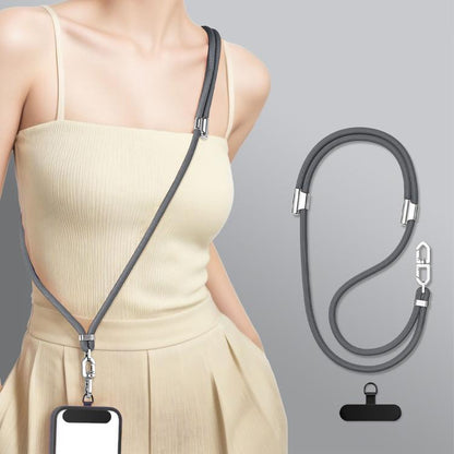 Adjustable Diamond-Shaped Double-Clip Tangle-Free Cell Phone Lanyard