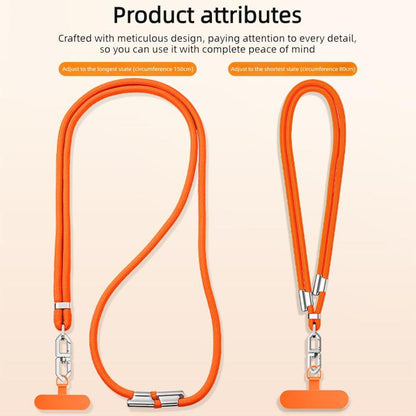 Adjustable Diamond-Shaped Double-Clip Tangle-Free Cell Phone Lanyard