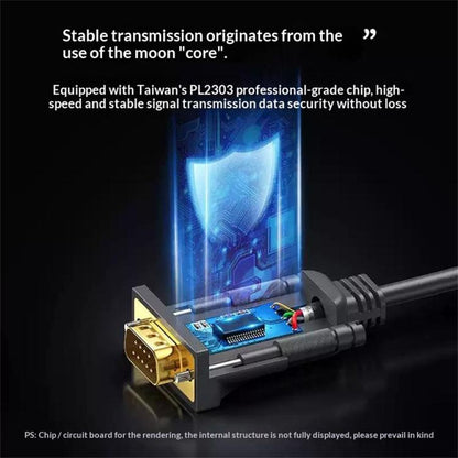 UGREEN 20201 Printer Scanner 1.5m USB to RS232 Serial Adapter Cable
