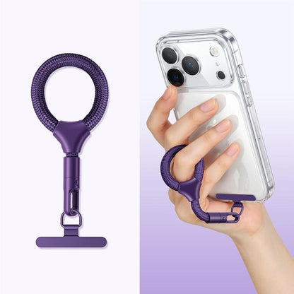 Anti-Loss Anti-Theft Self-Locking Lanyard Metal Clasp Cell Phone Lanyard