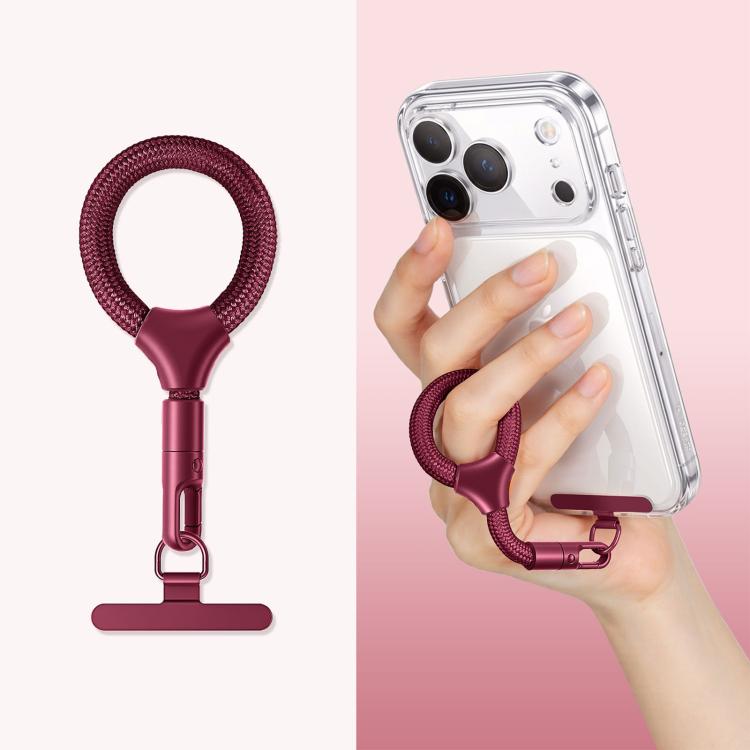 Anti-Loss Anti-Theft Self-Locking Lanyard Metal Clasp Cell Phone Lanyard
