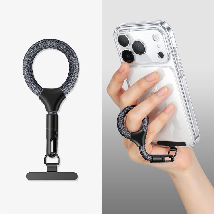 Anti-Loss Anti-Theft Self-Locking Lanyard Metal Clasp Cell Phone Lanyard