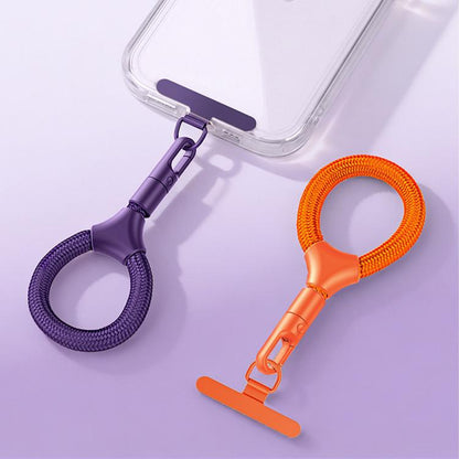 Anti-Loss Anti-Theft Self-Locking Lanyard Metal Clasp Cell Phone Lanyard