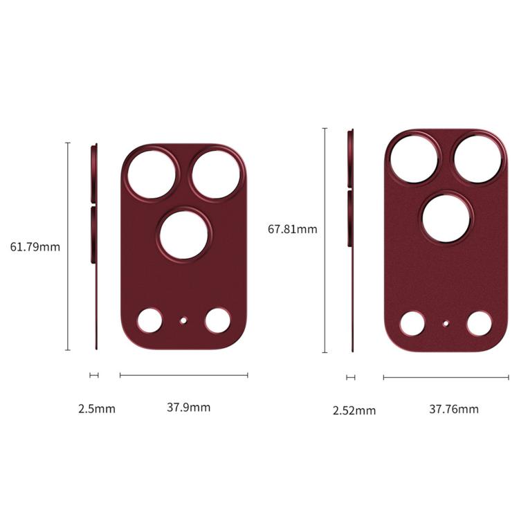Kalebol Metal Convex Hollow Lens Protector Ring, For iPhone 18 Pro, For iPhone 18 Pro Max
