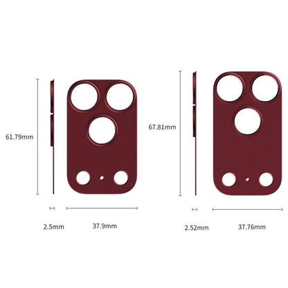 Kalebol Metal Convex Hollow Lens Protector Ring, For iPhone 18 Pro, For iPhone 18 Pro Max