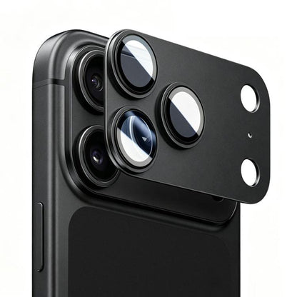 Kalebol Imitation Step-Style AR+AF Anti-Reflection Coating One-Piece Metal Lens Film, For iPhone 18 Pro, For iPhone 18 Pro Max