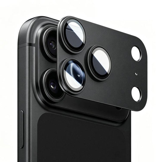 Kalebol Imitation Step-Style AR+AF Anti-Reflection Coating One-Piece Metal Lens Film, For iPhone 18 Pro, For iPhone 18 Pro Max