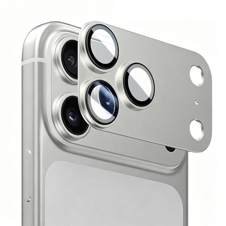 Kalebol Imitation Step-Style AR+AF Anti-Reflection Coating One-Piece Metal Lens Film, For iPhone 18 Pro, For iPhone 18 Pro Max